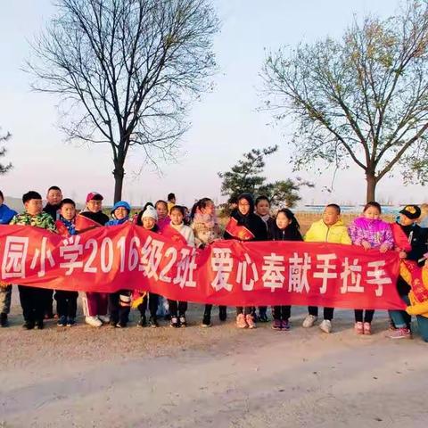 “以摘代捐”爱心奉献手拉手