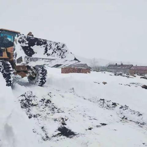 成吉思汗镇全力“清雪”，保障人民群众安全出行