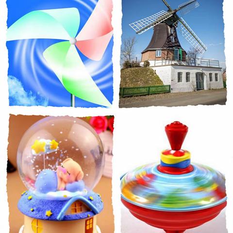 大一班《旋转总动员》主题活动