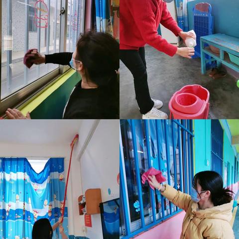 【清洁有我，爱卫同行】                                ——云落镇中心幼儿园爱国卫生活动