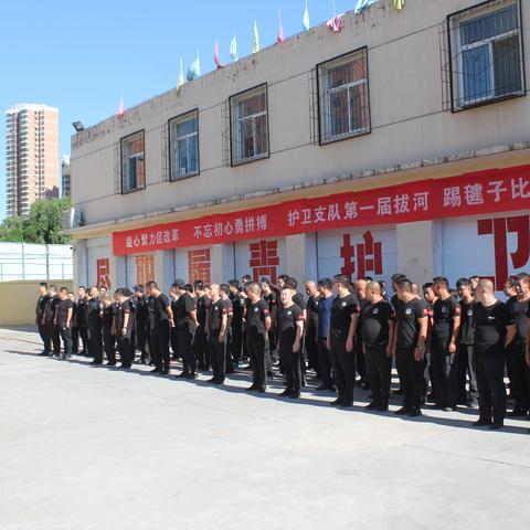 西山护卫支队开展“凝心聚力促改革、不忘初心勇拼搏”首届拔河、踢毽子比赛
