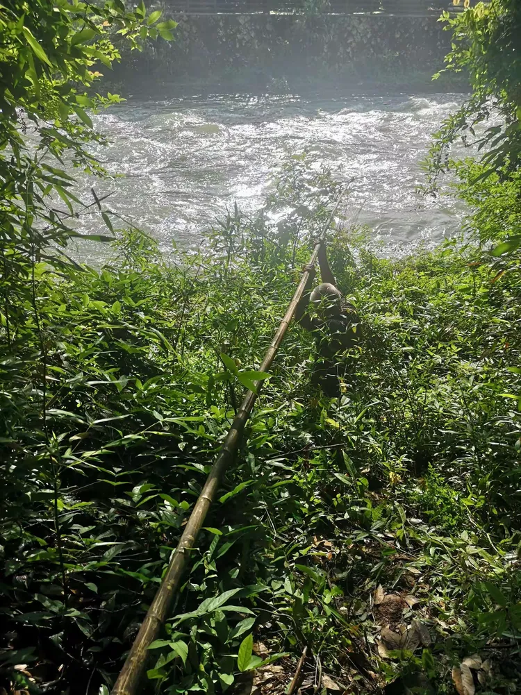 杨溪水库开闸泄洪