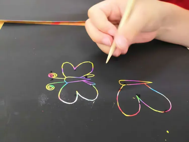 "玫瑰"芹菜拓印