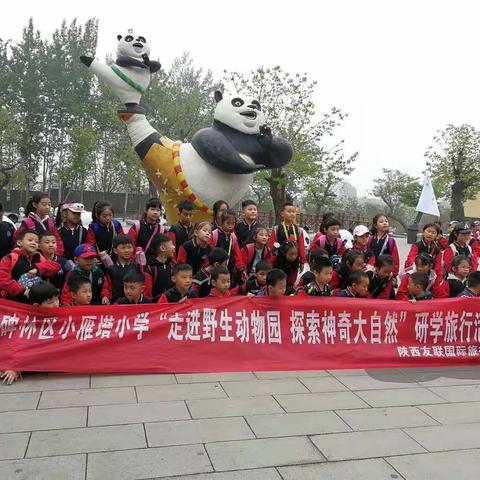 ＂走进秦岭野生动物园，探索神奇美妙大自然＂——碑林区小雁塔小学2019年春季学期一年级研学旅行