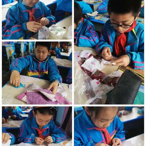 快乐的劳动课《我们一起缝沙包》