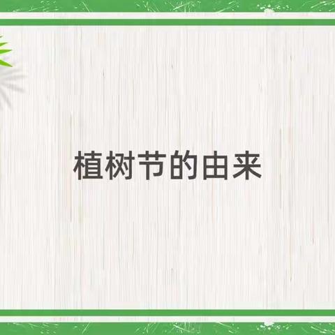 【党建引领】春风十里，正“植”有你——方下中心幼儿园中一班植树节活动。