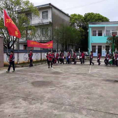 清明时节雨纷纷，吾等来祭烈士魂