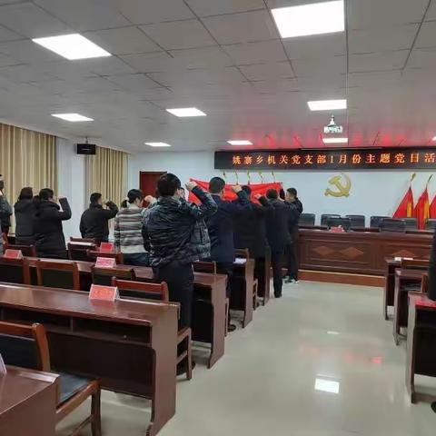 建党百年学党史，姚寨乡开展一月份主题党日活动
