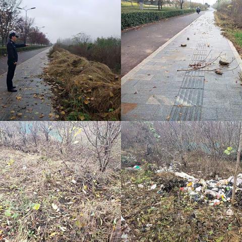 【湖滨新区】城管局市容科检查辖区市容环境突出问题