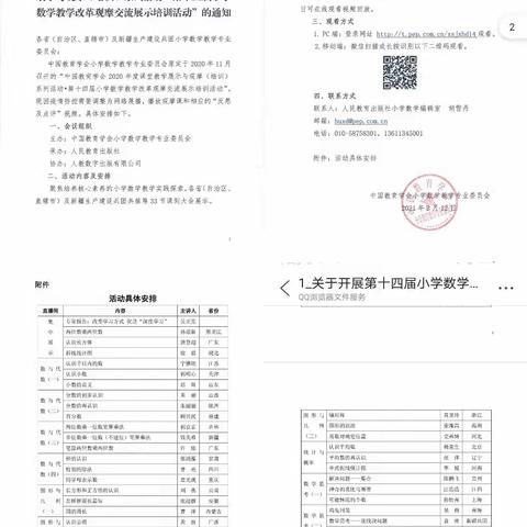 专家引领促成长，网络教研提素养—记乐平铺镇联合校参加第十四届小学数学教学改革观摩交流展示活动