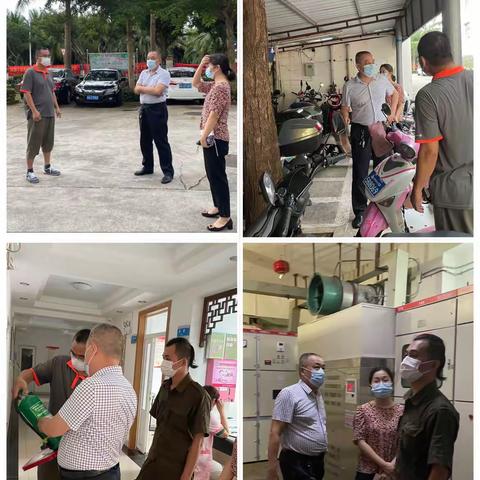 海口市卫健委督查室刘金玉主任带队到市卫生健康服务中心督导检查端午节前安全生产工作