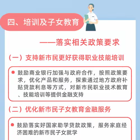 【政策解读】一图看懂新市民金融服务