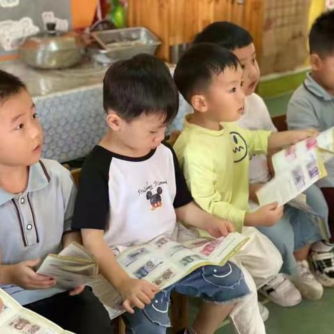 东阳农行进幼儿园宣传人民币知识