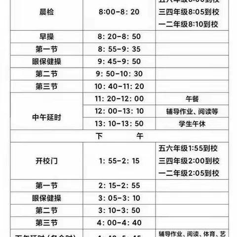 龙海区榜山镇崇福小学2022年春季开学通知及温馨提示