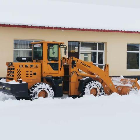 大雪纷飞至 除雪暖意浓