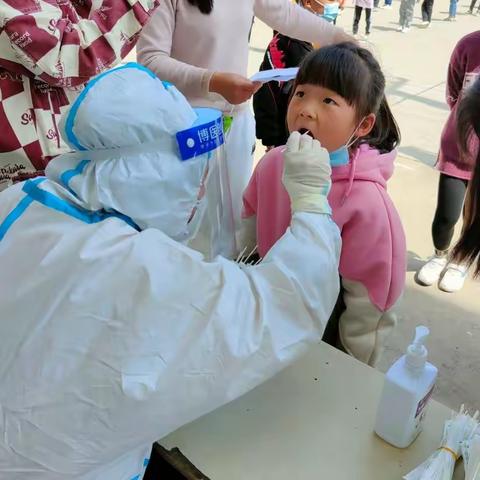 核酸检测入校园，筑牢学校防疫墙 ——万金镇万金小学核酸抽测纪实