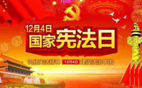 “国家宪法日   宪法在我心中”四九中队