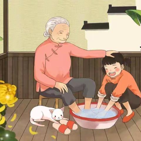 祁县一幼中五班重阳节活动