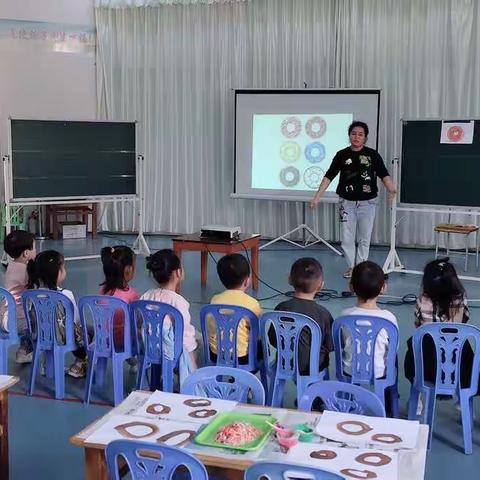 “展风采，获成长”—琼山幼儿园凤翔分园美术教学观摩活动