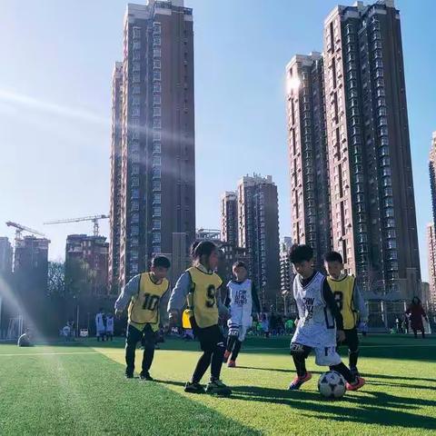 绿茵场初体验----记济南高新区二实验一年级足球赛