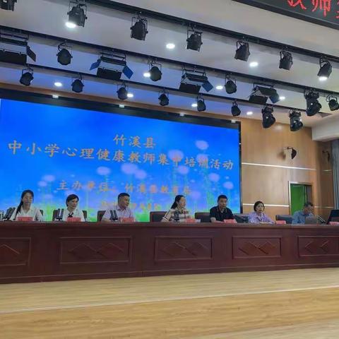 扬帆启航新征程——竹溪县中小学心理健康教师培训活动纪实