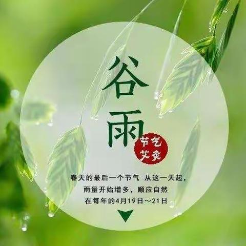 【 传统文化课程之二十四节气—谷雨】