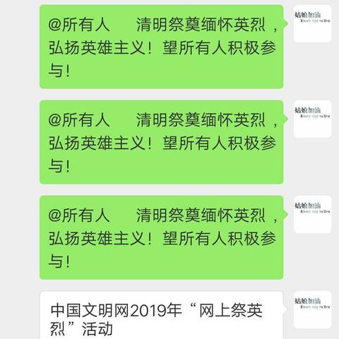 王二岗中心小学“缅怀革命先烈        传承爱国精神”活动