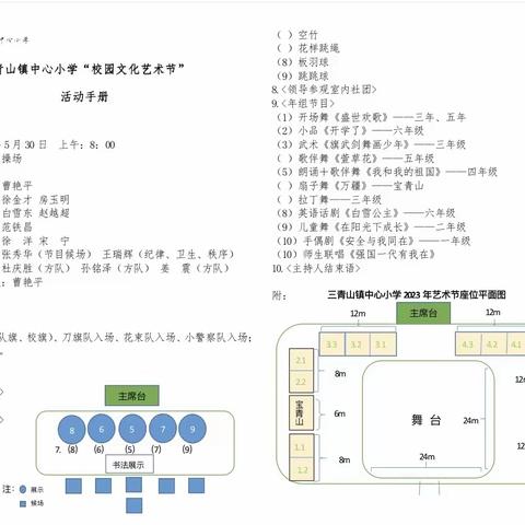 “艺展风采 逐梦前行”第二届校园文化艺术节——三青山镇中心小学