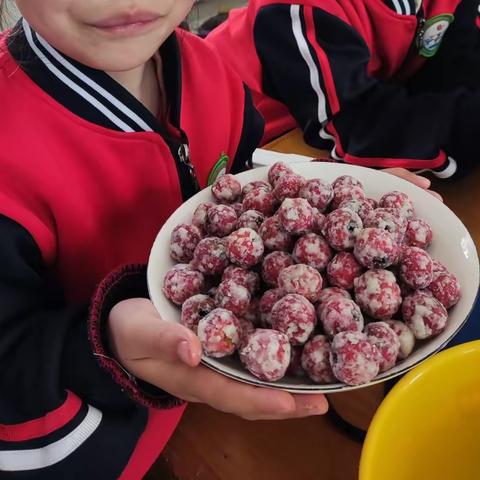 红红的山楂    酸甜的“雪球”  ——                               群力小学一一班劳动教育活动