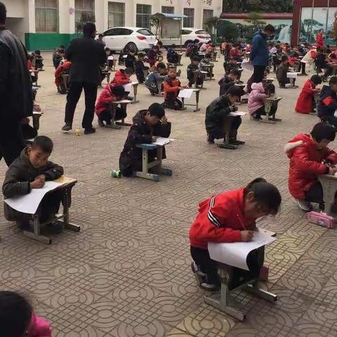 寒窗苦读春日暖，得意东风比试闲——记薛关小学周周清考试