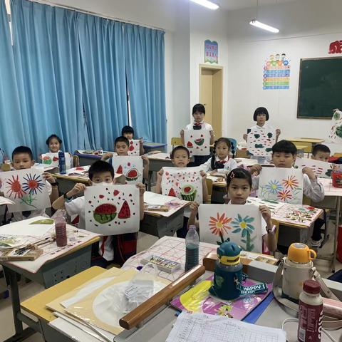 海口市龙岐小学国画兴趣班