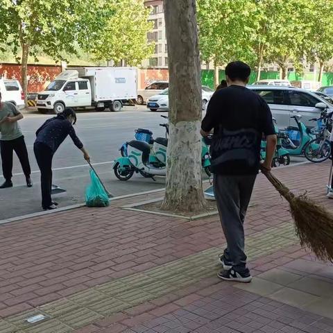 齐动手共参与，我区广泛开展卫生大扫除