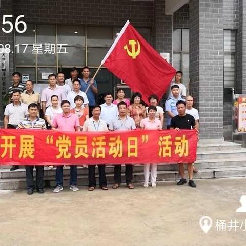 桶井村在“勇当先锋、做好表率”专题活动中开展清洁家园主题党日活动情况