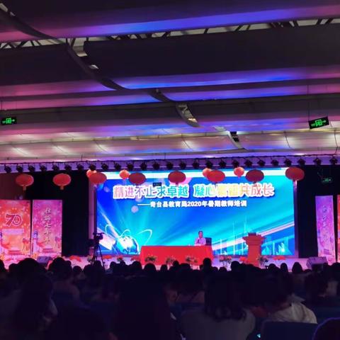 精进不止卓越    凝心聚智共成长2020年暑期培训