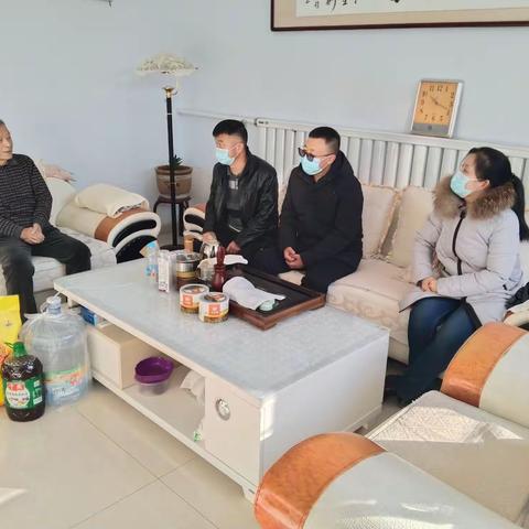 磴口县医疗保障局党支部走访慰问退休老党员