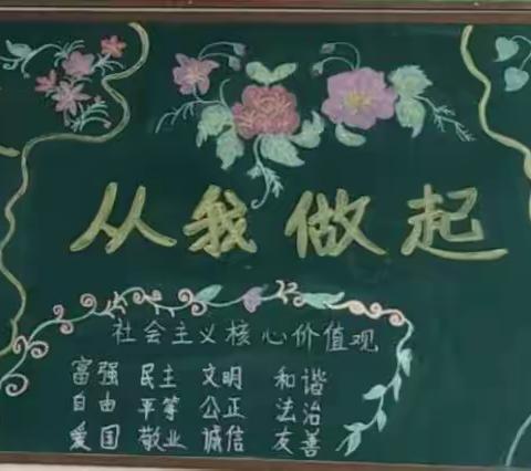 善岱中心校开展以“战疫情”为主题的板报宣传教育活动