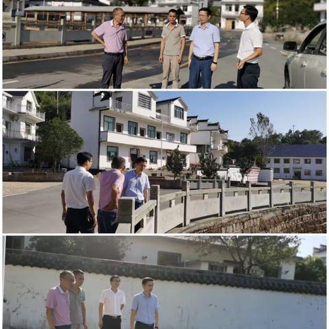 县委副书记陈长开到圭峰镇调研秀美乡村提升工作