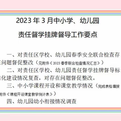 振兴幼儿园3月份责任督学督导检查工作