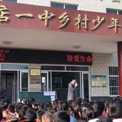 2019宛城区瓦店一中防踩踏应急疏散演练