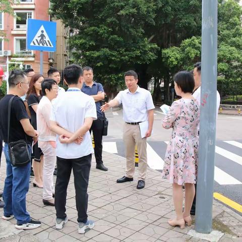 市交通运输局福田管理局调研景田北七街占挖情况