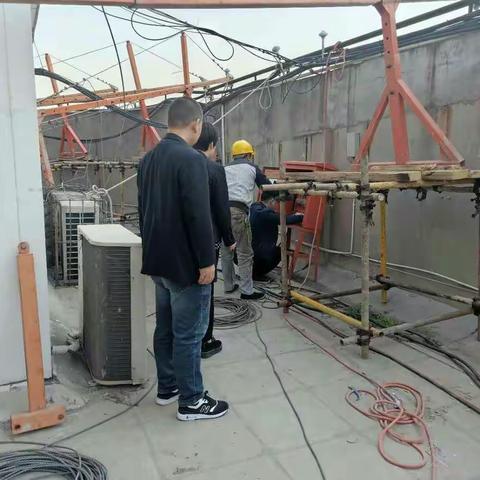 华建置业节前安全巡查
