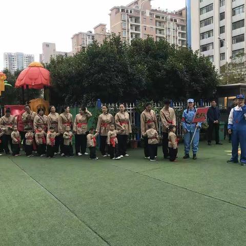 智慧岛幼儿园大型"军民大生产”亲子运动会