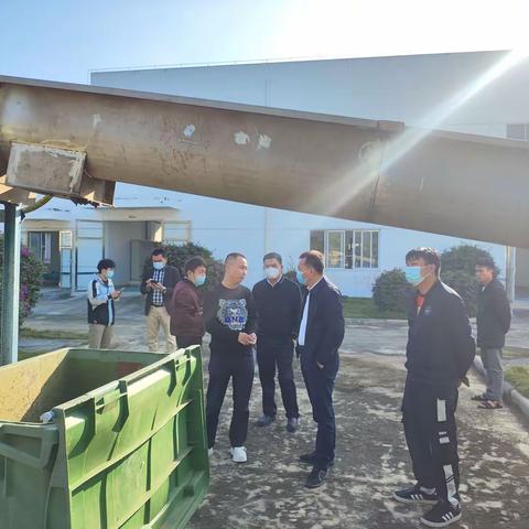 黄育坚副市长到市生活垃圾填埋场核查污泥处理工作存在问题整改情况