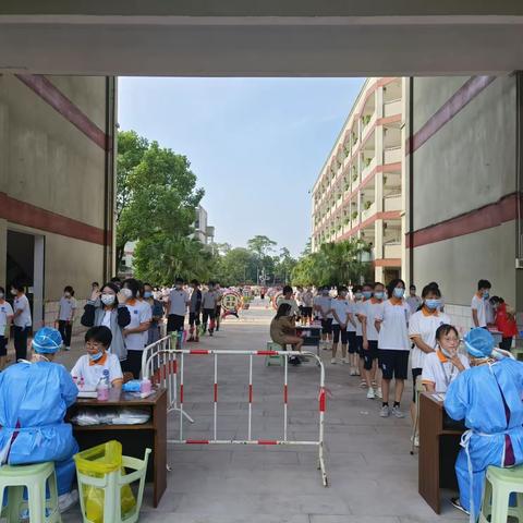 开展师生核酸检测  助力开学