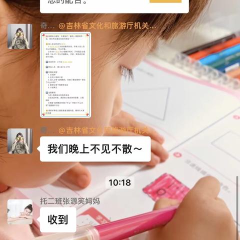 吉林省直文化系统幼儿园———小二班《见屏如见面，暖心“云”约会》