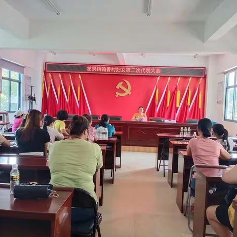 海口市龙华区龙泉镇翰香村委会召开第二次妇女代表大会