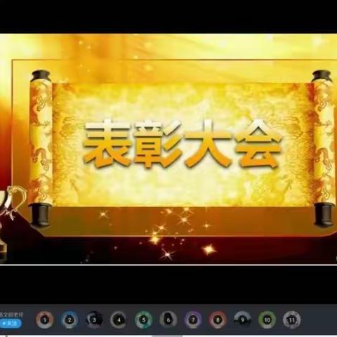 “抗疫保学育新篇，学校家庭心连心”一2018级8班居家网上学习优秀学生表彰大会
