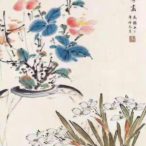 宋美龄笔下的花鸟画，满满的春色，真撩人！