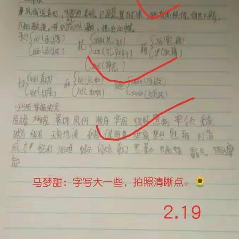 停课不停学第二周  2.19