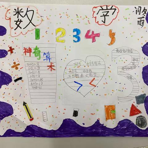 濮阳市开德小学一年级（2）班数学作品首秀